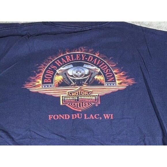 Harley Davidson Motorcycles Fond Du Lac Wisconsin Twin Cam T-Shirt Size XL - Picture 1 of 8